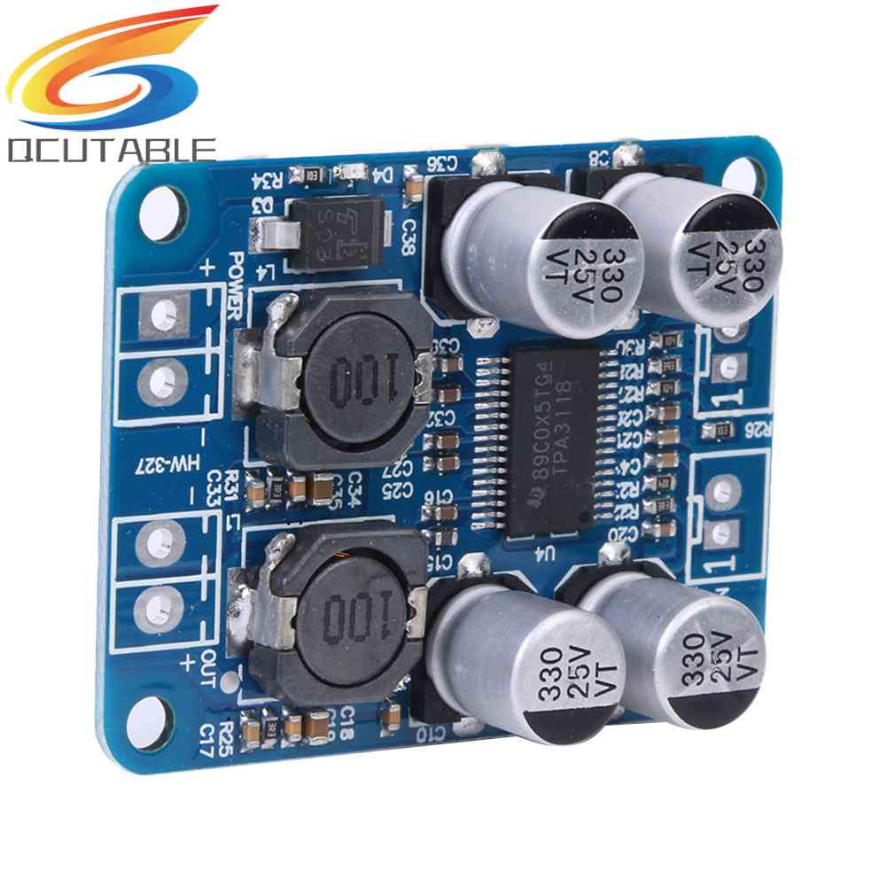 Bảng Mạch Khuếch Đại Âm Thanh Kỹ Thuật Số TPA3118 PBTL Mono DC8-24V 60W