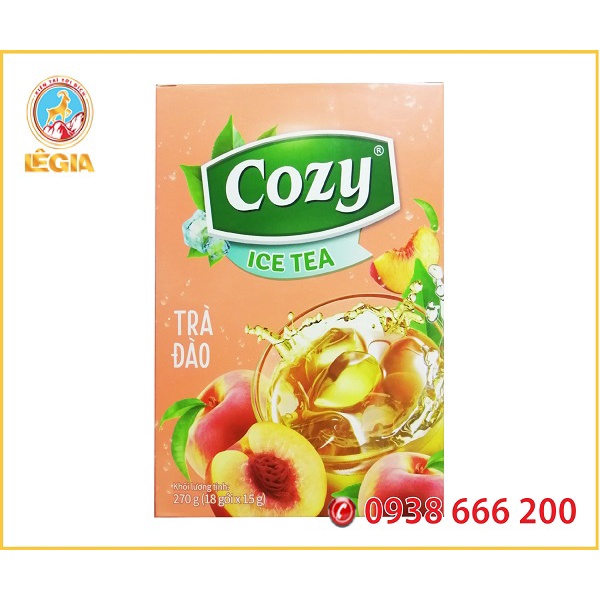 Trà COZY Đào Hòa Tan 270G (COZY PEACH ICE TEA)