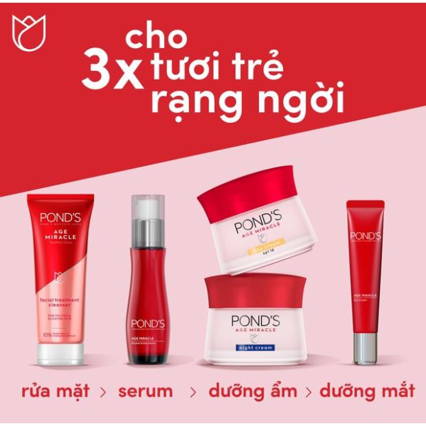 Sữa rửa mặt ngăn ngừa lão hóa Pond's Age Miracle 100g