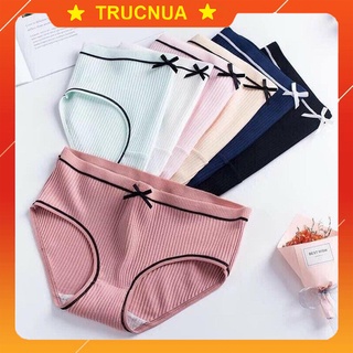 Quần lót nữ cotton muji , quần chíp nữ co giãn 4 chiều xuất nhật