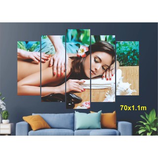 Tranh spa 5 tấm ghép 70*110