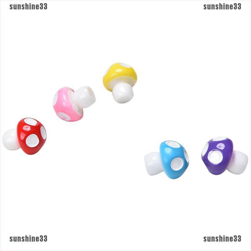 Set 10 / 20 Nấm Mini Dễ Thương Dùng Để Trang Trí Vườn Cây