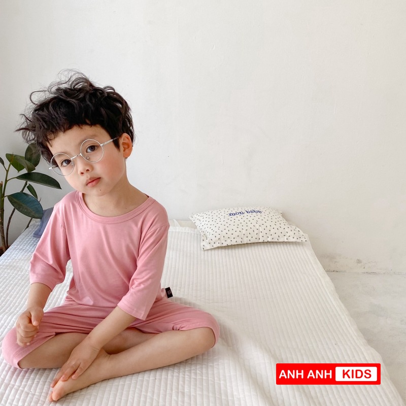 Bộ Lửng Cho bé Cạp Cao Loại 1 Chất Thun Lạnh Cho Bé ANHANHKIDS