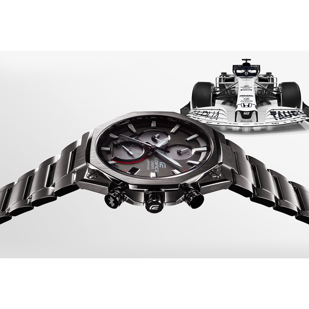 Đồng Hồ Nam Casio Dây Kim Loại Chính Hãng EDIFICE EQB-1100DC-1ADR