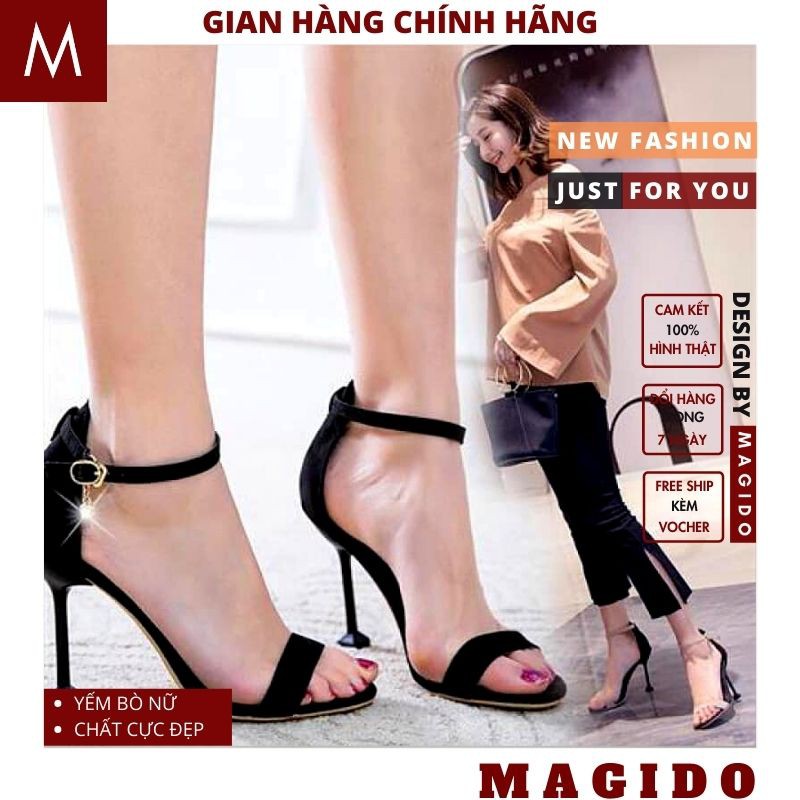 (MUA 1 TẶNG 5+ ẢNH THẬT)sandal cao ghót 7 phân giầy sandal cao ghót nữ ,7-10p cực chất, phong cách hàn quốc MAGIDO