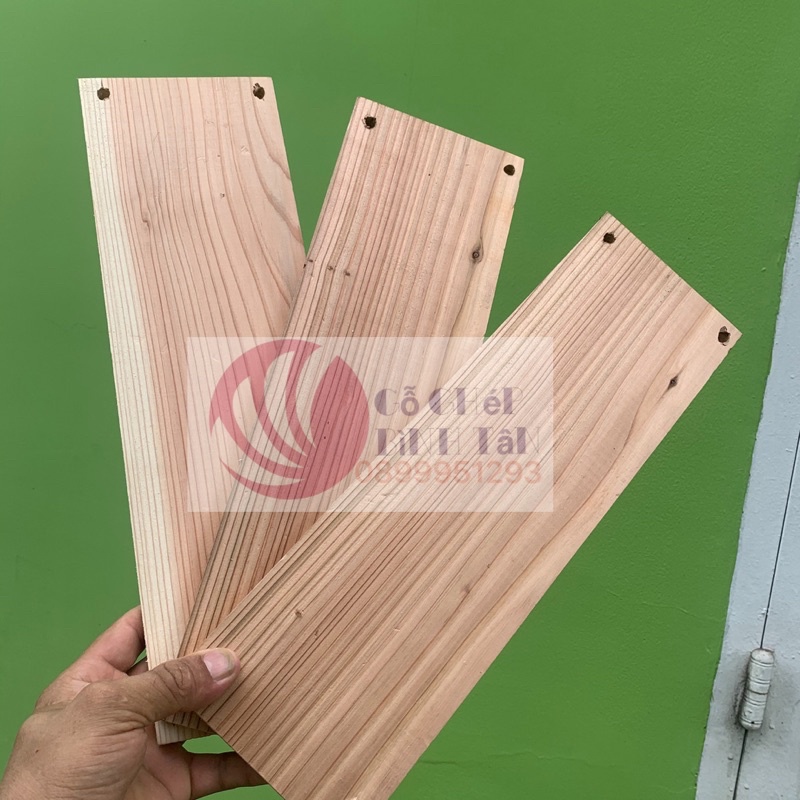 tấm gỗ thông làm kệ mặt 12cm ,tặng dây thừng