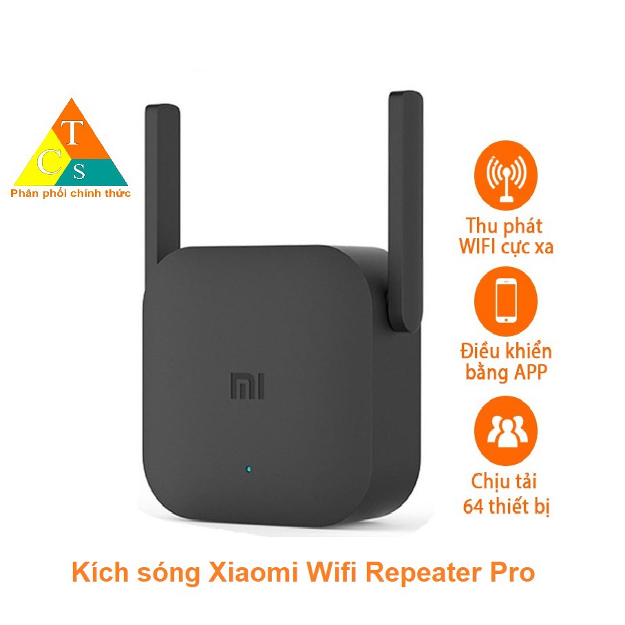 Thiết bị kích sóng Xiaomi Wifi Repeater Pro bộ kích sóng wifi Xiaomi Pro chính hãng