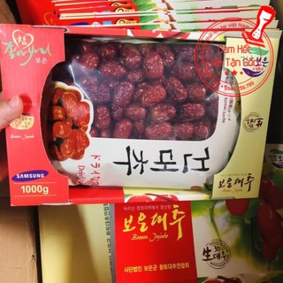 Tặng kèm túi xách TÁO ĐỎ SẤY KHÔ HÀN QUỐC BOEUN LOESS JUJUBE 1kg