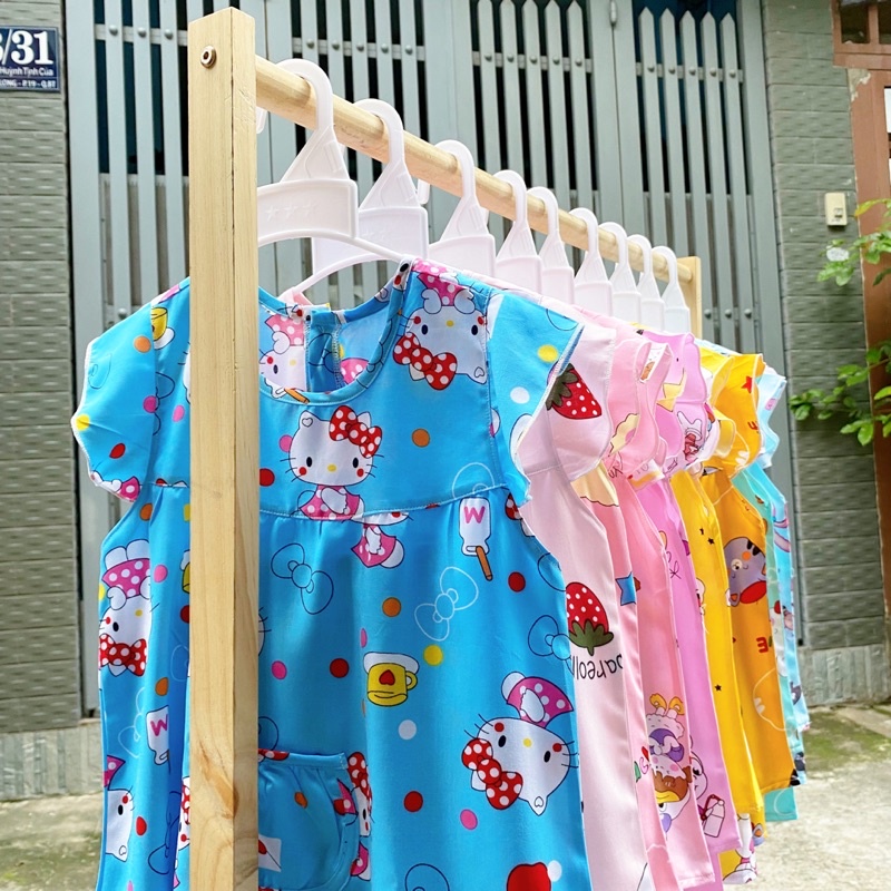 Đồ tone bé gái, bộ tole bé gái cánh tiên quần đùi chất liệu lanh 2 da cao cấp đường may kĩ 9-30kg - Pigbabystore