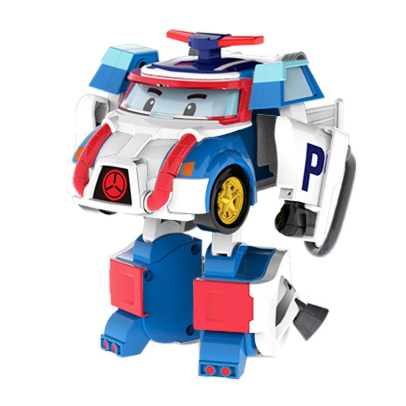 ROBOCAR POLI Đồ Chơi Mô Hình Xe Poli Biến Hình 3 Trong 1