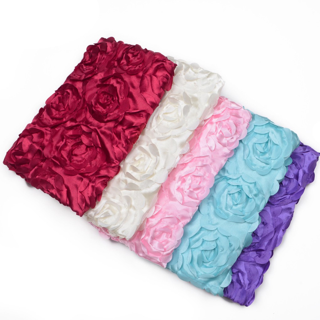 Khăn mền hoa hồng để chụp ảnh cho bé sơ sinh