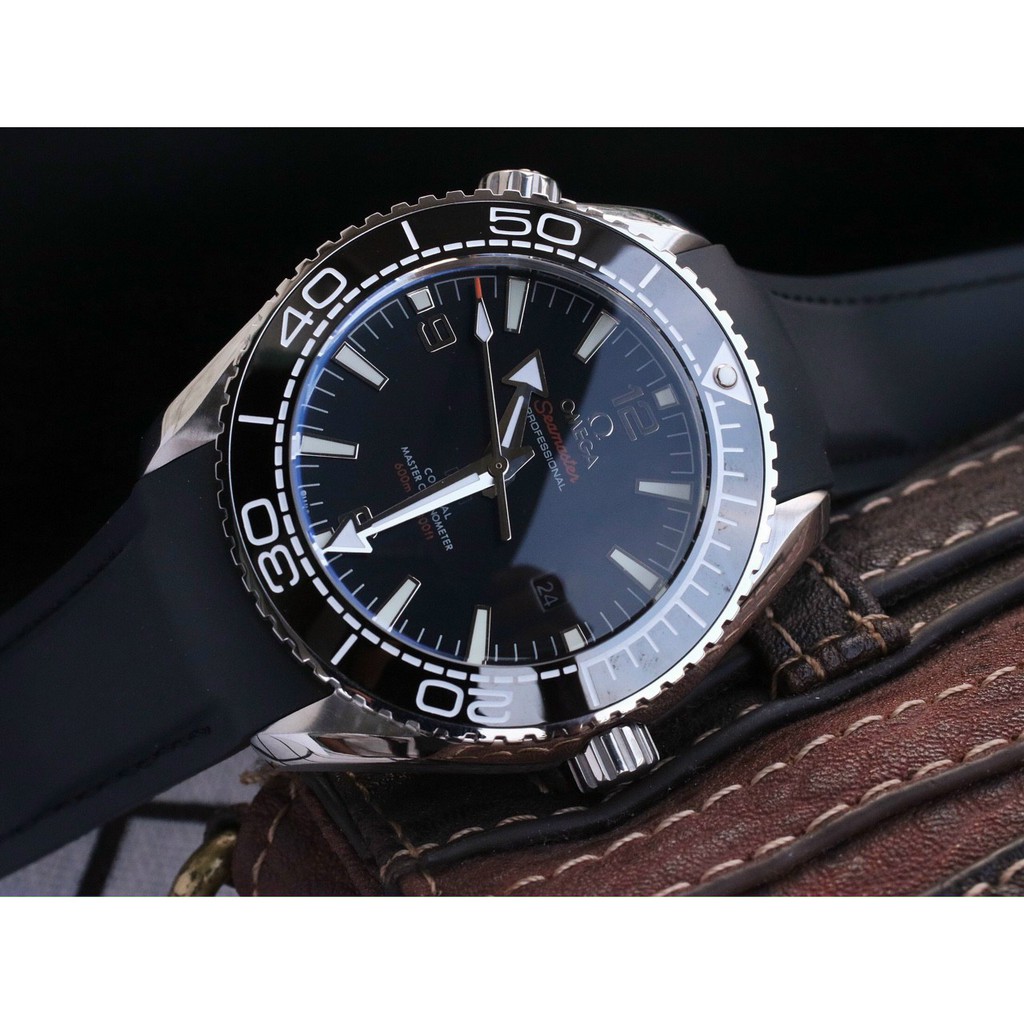 ĐỒNG HỒ NAM MEGA_SEAMASTER DÂY CAO SU, SIZE 42MM, MÁY CƠ[✨ 𝐎𝐌𝐄𝐆𝐀 𝐂𝐎̛ 𝐂𝐀𝐎 𝐂𝐀̂́𝐏✨]