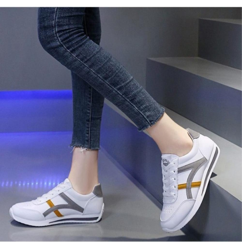 Giày Thể Thao Nữ Thời Trang 2 Sọc Siêu Nhẹ NIGT06