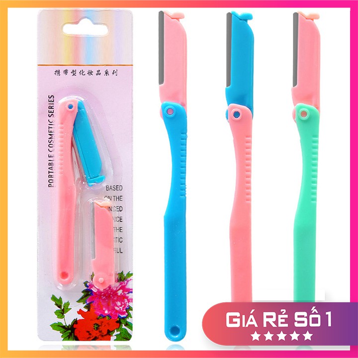 Bộ dao tỉa lông mày ⚡𝐅𝐑𝐄𝐄 𝐒𝐇𝐈𝐏⚡ làm đẹp mini Sử dụng mọi lúc khi trang điểm hay chau chuốt lông mày
