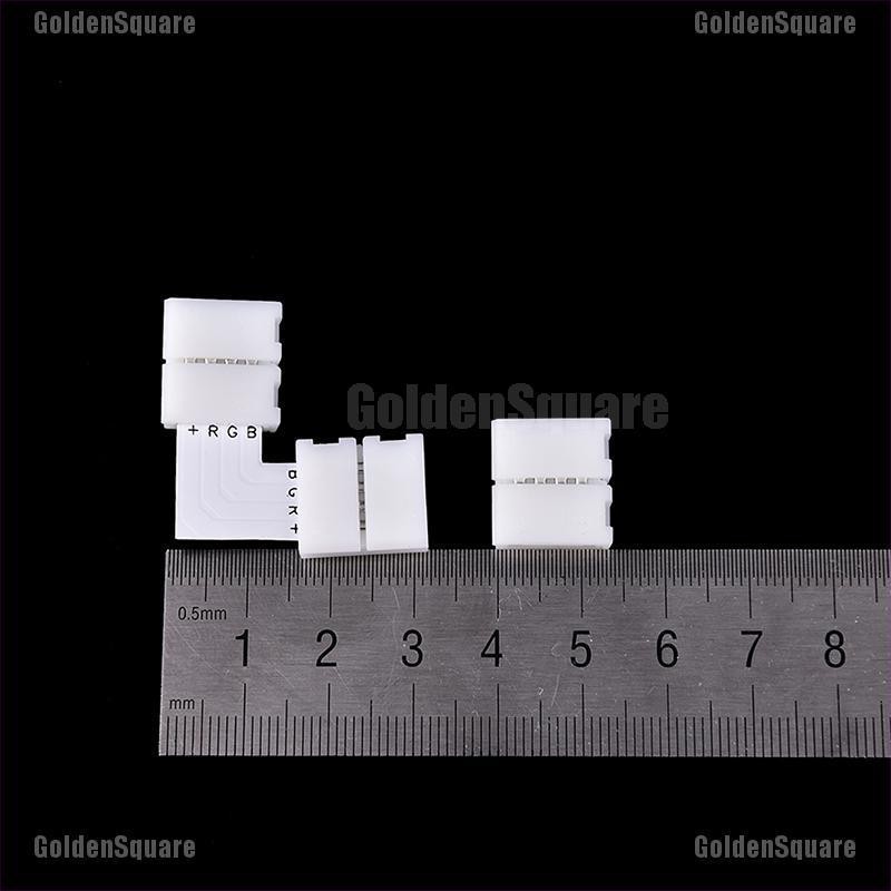 Set 10 Đầu Nối 4-PIN RGB Mini Dành Cho Dây Đèn LED RGB 5050 10mm