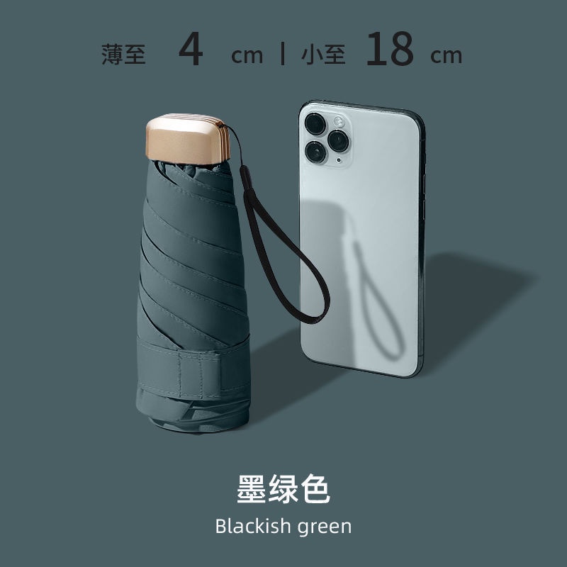 Dù Gấp Chống Tia Cực Tím Chống Mưa Nắng Nhỏ Gọn 50% Cho Nữ