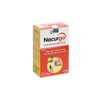 ✅ [CHÍNH HÃNG] Nacurgo dung dịch xịt bảo vệ da ( 200lần xịt) 30ml