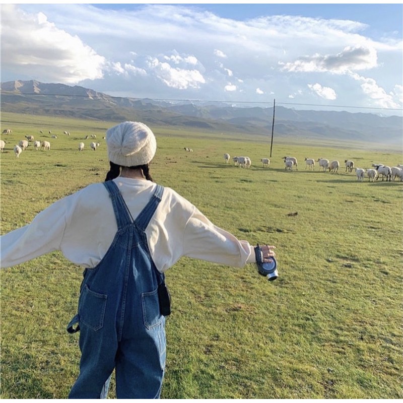 ( SẴN) Quần yếm cute CANDYGOGO | BigBuy360 - bigbuy360.vn