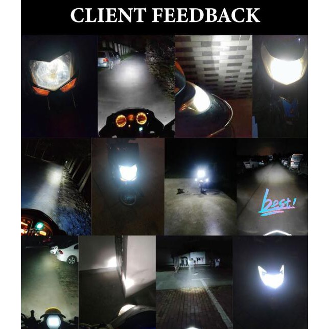 Đèn pha xe máy KEVANLY H4 6000K thông dụng