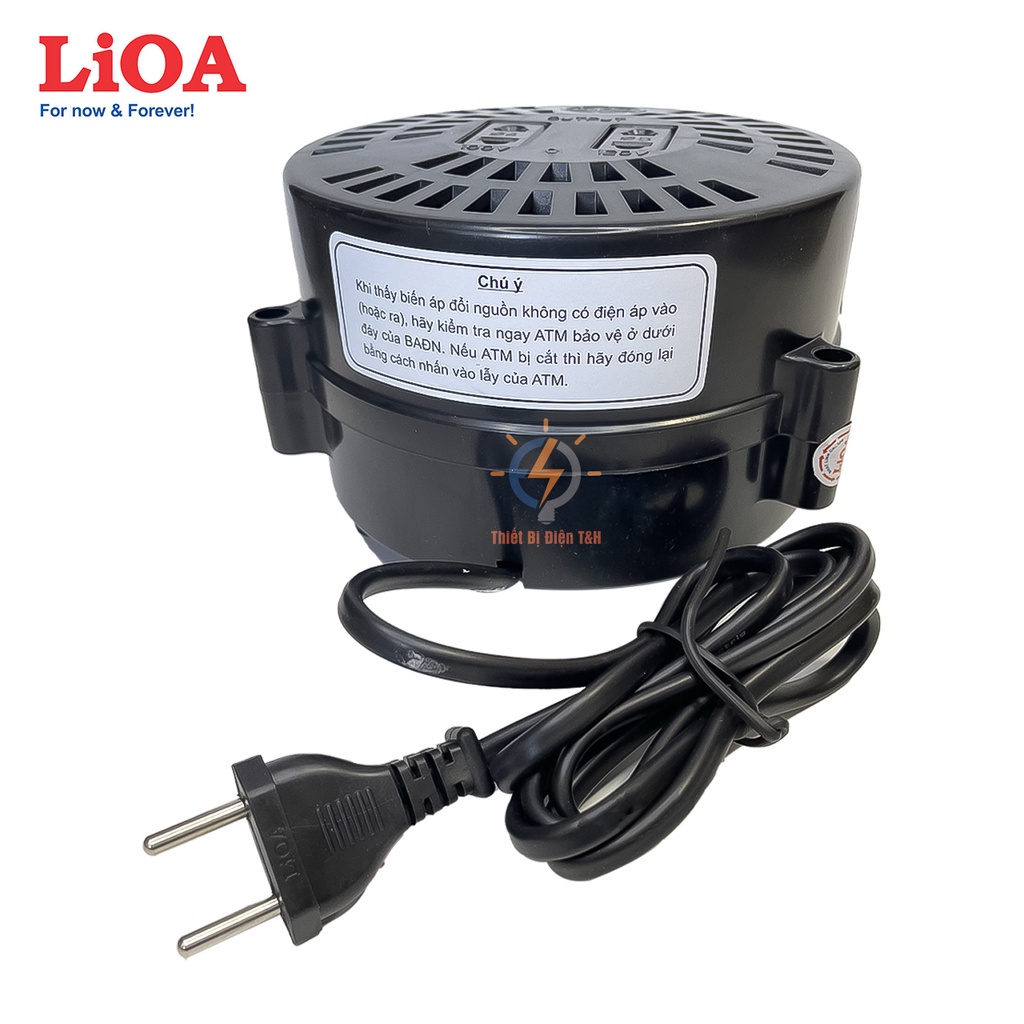 Biến áp 220v ra 110v, đổi nguồn 220v sang 110v, biến áp tự ngẫu LIOA, DN004, Công Suất 0.4kva, 400VA