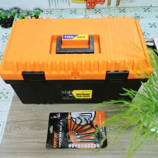 [DEAL GIÁ HỜI] THÙNG ĐỒ NGHỀ 2 TẦNG LS+ - TẶNG KÈM BỘ LỤC GIÁC 10 CÂY CENTURY