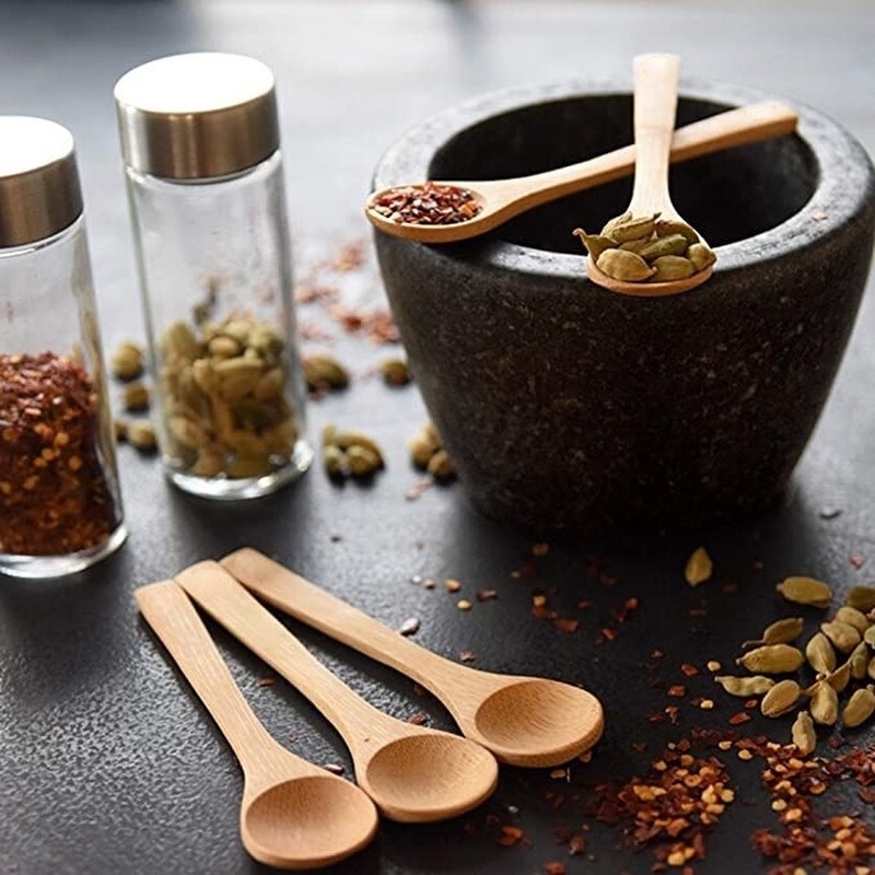 Muỗng gỗ cỡ nhỏ cao cấp tiện dụng cho nhà bếp