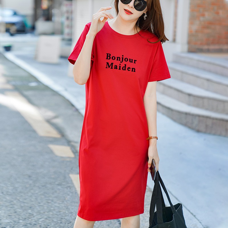 Đầm suông dáng dài form rộng hot nhất trong BST đầm nữ, chất cotton ( ảnh thật)