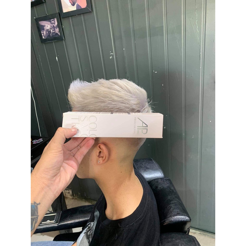 Thuốc Nhuộm Tóc Màu Khói Tuyết 10.11 Lên Màu Đẹp Intense Platinum Blonde Ash Hair Dye