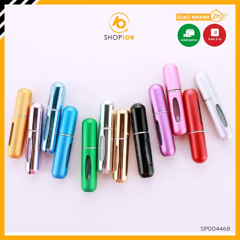 Lọ chiết nước hoa tự động thủy tinh bọc 2 lớp nhôm 8ml - SP004468 | Thế Giới Skin Care