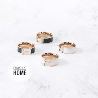 Nhẫn titan nam/nữ bản dày vàng hồng giá rẻ không đen rỉ bay màu