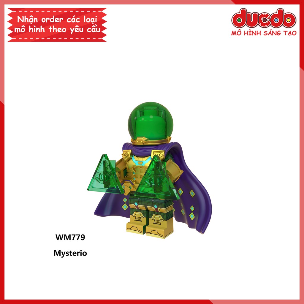 Minifigures các nhân vật Spider Man người nhện xa nhà - Đồ chơi Lắp ghép Xếp hình Mini Iron Man Mô hình WM WM6071