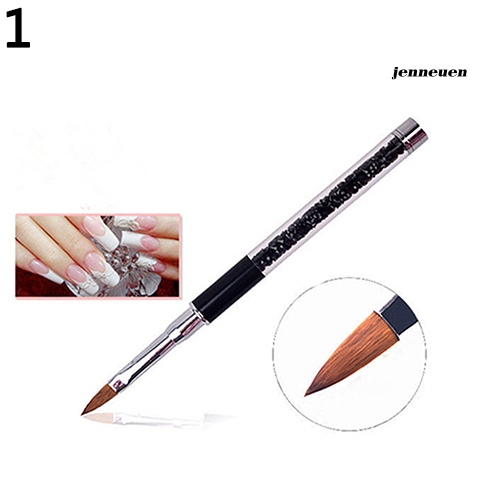 [Hàng mới về] Cọ Vẽ Móng Tay Bằng Nhựa Acrylic Pha Lê / Pha Lê