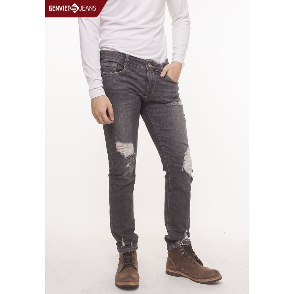  Quần dài jeans nam X1102J724 GENVIET | BigBuy360 - bigbuy360.vn