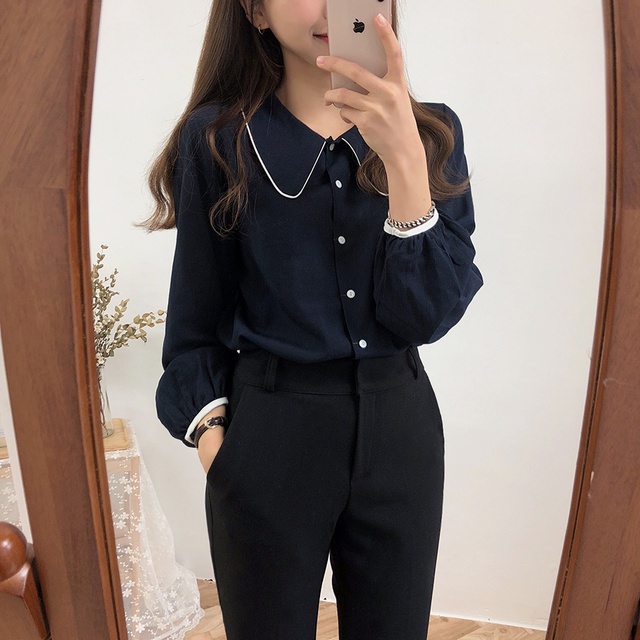 Áo sơ mi bèo kiểu hàn quốc aosomiredep loại 1 giá tốt freeship50k