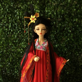Búi tóc cổ trang cho bjd bru .1/8 1/4 và 1/3