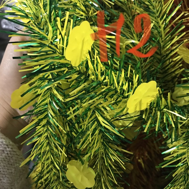 Combo 5 Dây kim tuyến trang trí phối màu loại đẹp dài 1,5m