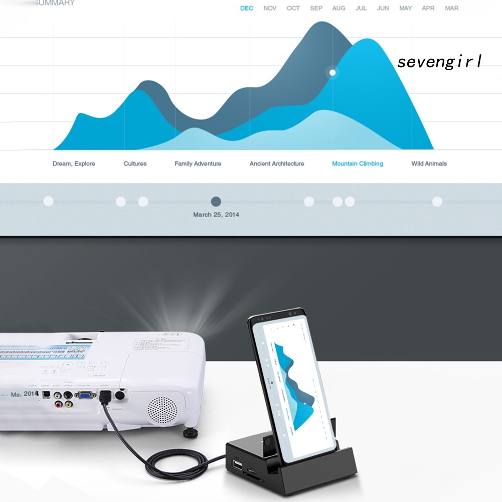 Bộ Chuyển Đổi 8 Trong 1 Usb-C Hub Type-C Sang Hdmi-Compatible Tf Usb 2.0 | BigBuy360 - bigbuy360.vn
