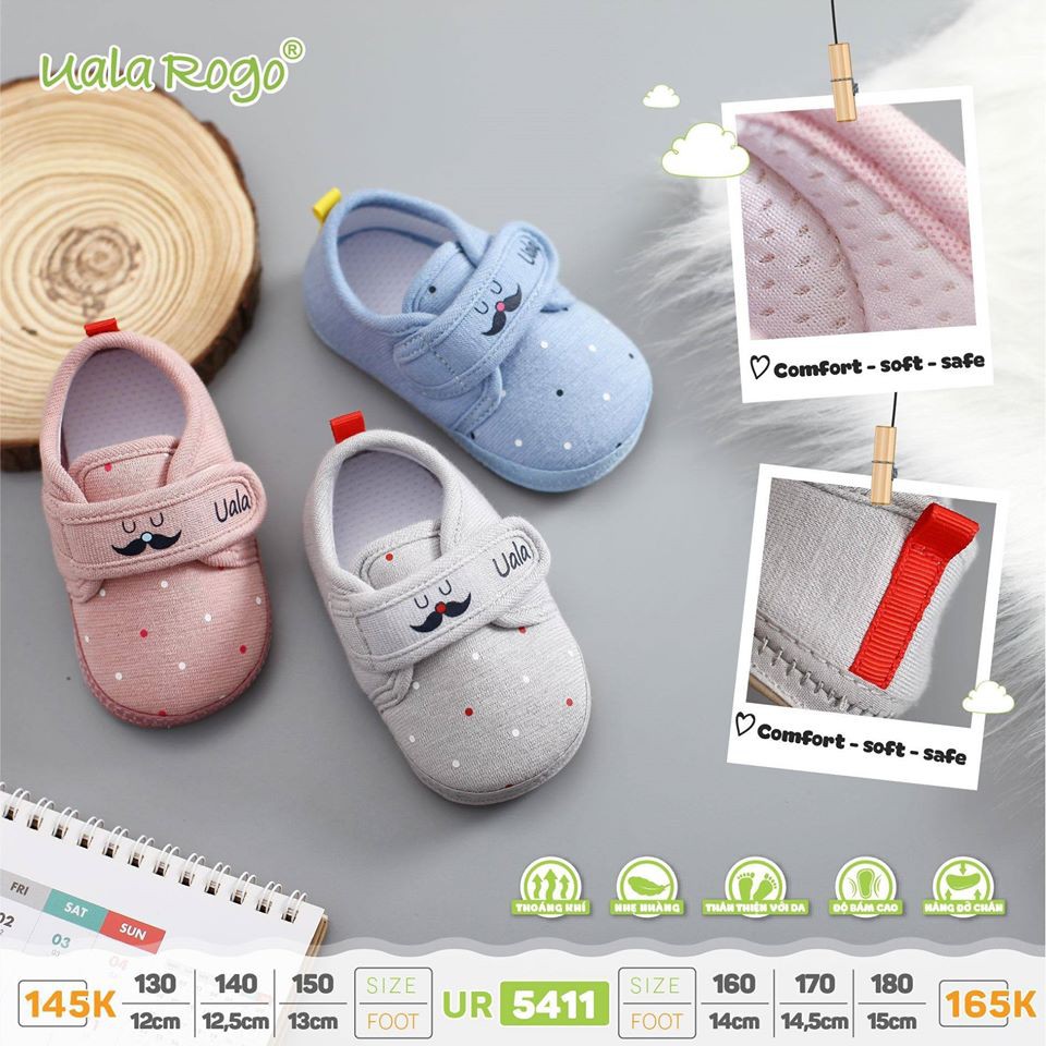 GIÀY TẬP ĐI CHO BÉ UALA ROGO