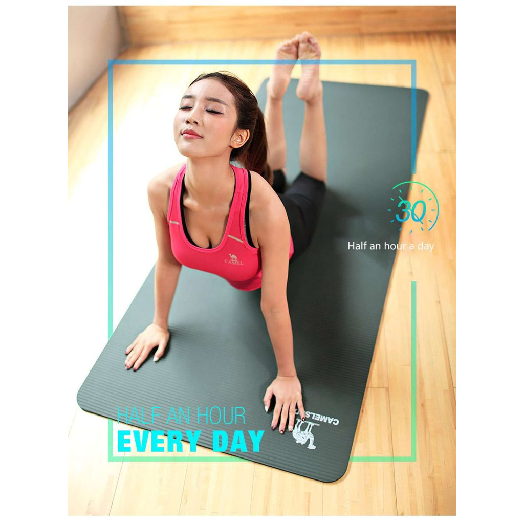 Chiếu Tập Yoga NBR Độ Dày 1.5 Cm Không-Trượt Thể Dục Thảm Pilates