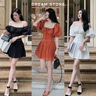 Đầm Bigsize Trễ Vai Tay Phòng