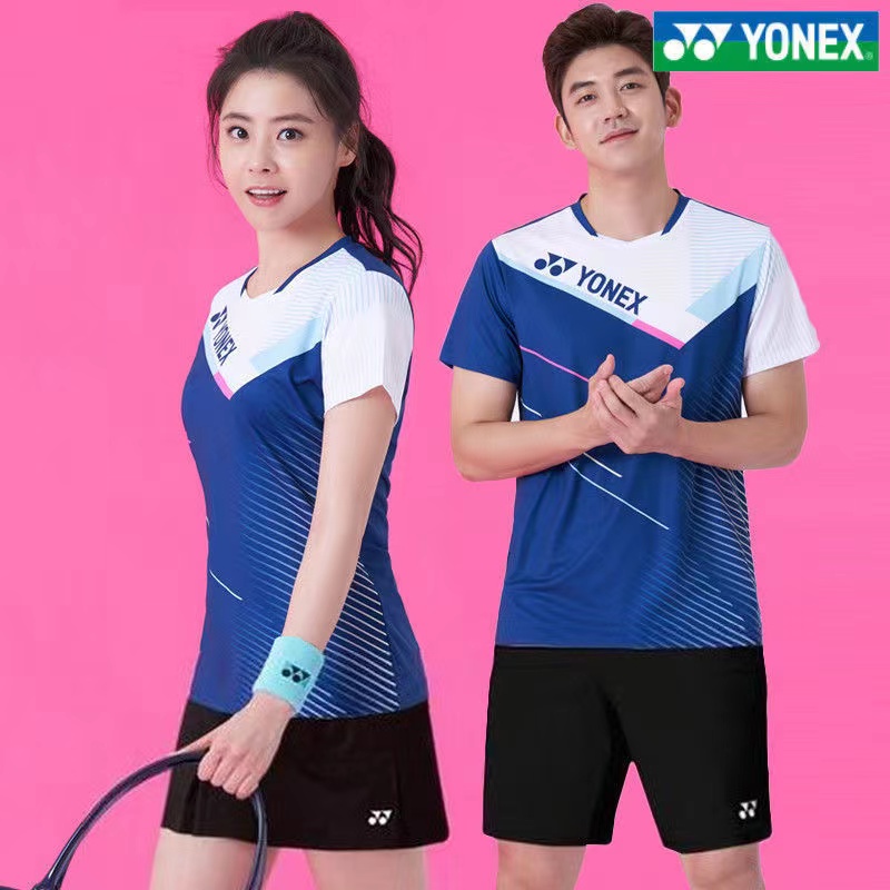 Áo Thun Thể Thao Yonex Thoáng Khí Mau Khô Cho Nam Nữ