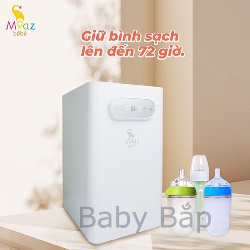 Máy Rửa Bình Sữa Và Tiệt Trùng Sấy Khô Đồ Dùng Moaz Bebe