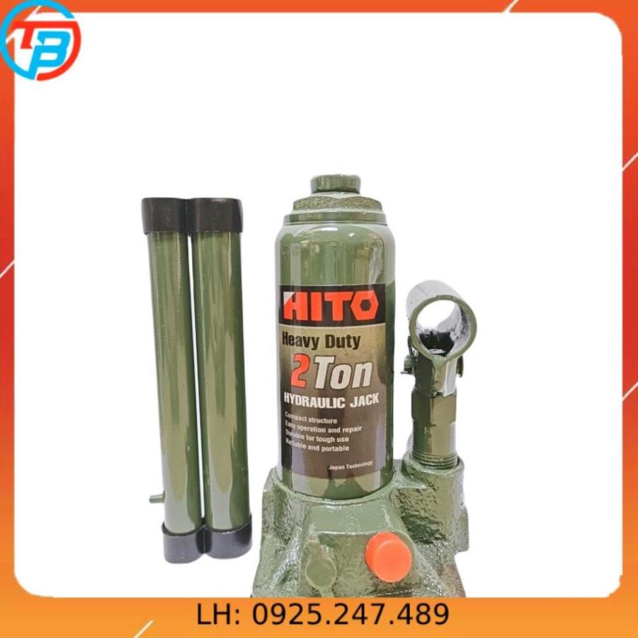 Kích thủy lực Japan Nhật HITO 2 Tấn CÁP THÉP Thái Bình VinàN