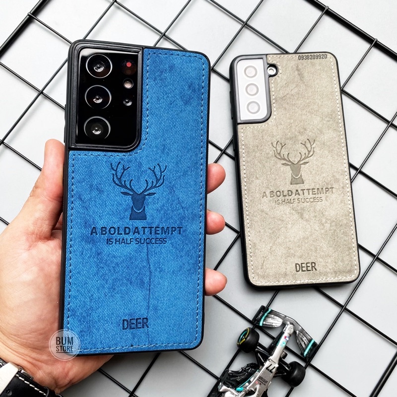 Ốp Lưng Vải Deer Samsung Galaxy S24 Ultra / S23 Ultra / S23 Plus / / S22 Ultra / S22 Plus / S21 Ultra / S21 Plus