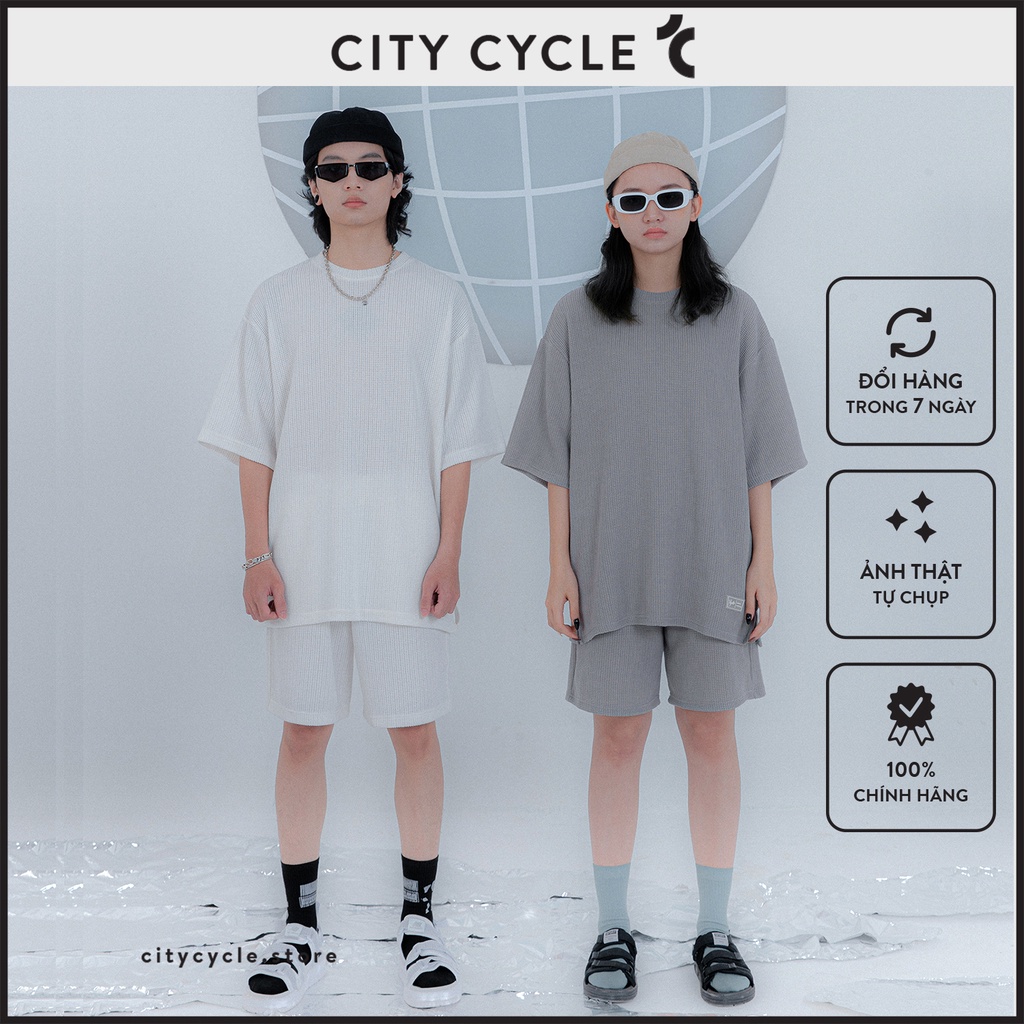 Đồ bộ nam nữ Square City Cycle - Quần áo nam Unisex form rộng hàng cao cấp Local Brand