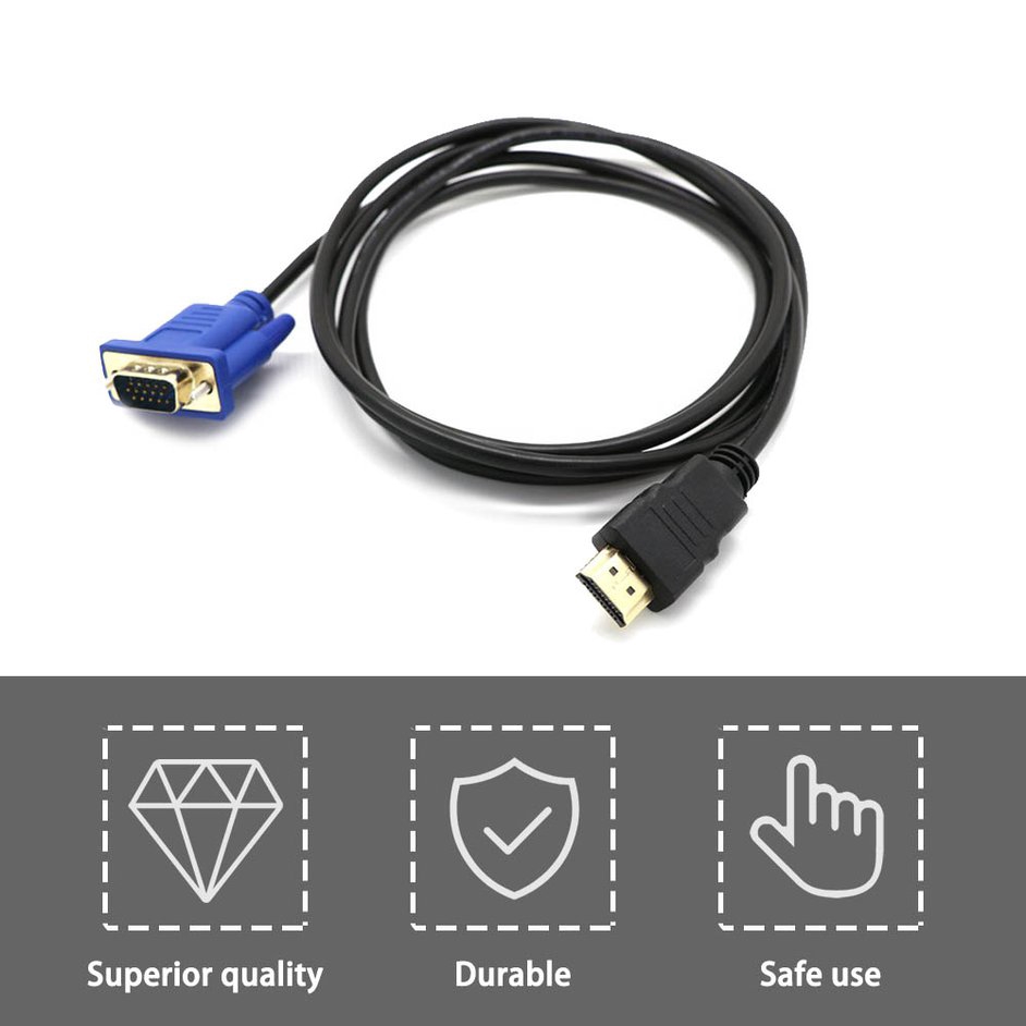 Dây Cáp Chuyển Đổi Hdmi Sang Vga D-Sub Cho Hdtv / Máy Tính
