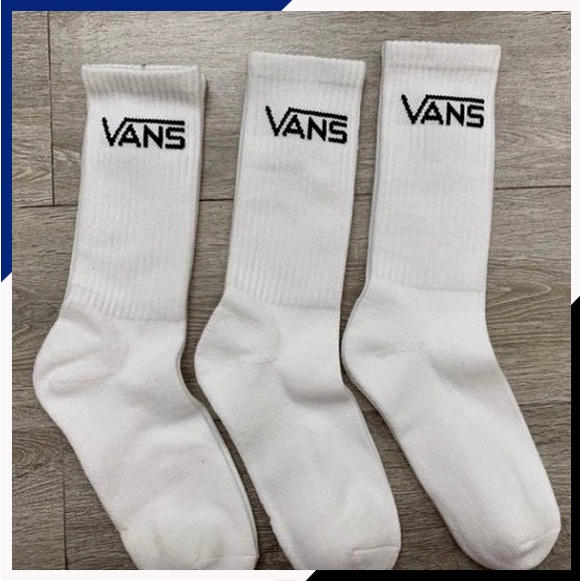 Tất/vớ VANS cổ cao-nam nữ hàng dệt kim, thể thao, thời trang, Nike, Adidas, Puma,Drew,Champion,Mizuno,Jordan,Supreme,MLB