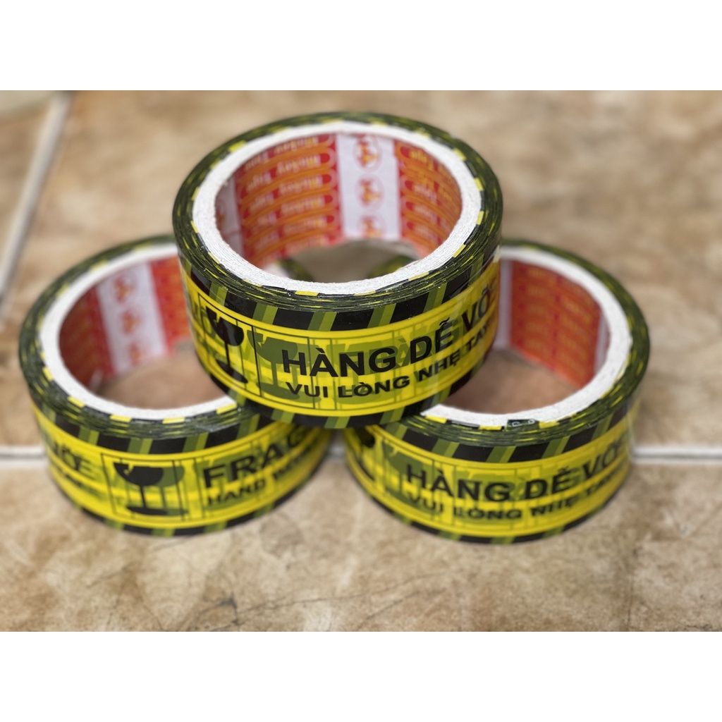 Băng Dính/Băng Keo Hàng Dễ Vỡ Khổ 48mm Dài 80yard