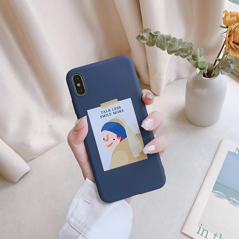 Ốp Điện Thoại In Hình Cô Gái Sáng Tạo Cho Iphone Xs Max I 8 I 7 I 6 6s Plus | BigBuy360 - bigbuy360.vn