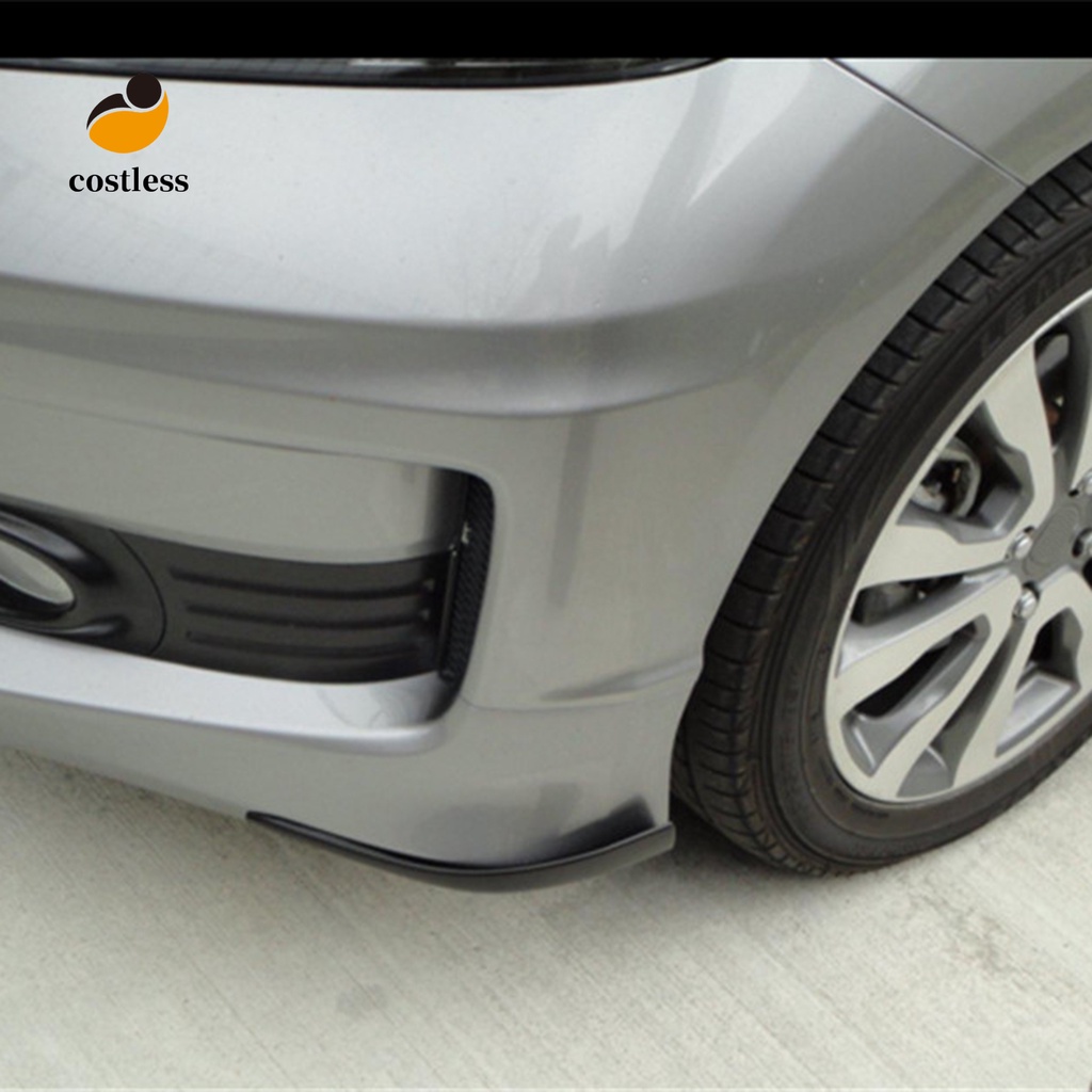 Bộ 2 Miếng Dán Bảo Vệ Góc Xe Hơi Chống Va Chạm Họa Tiết Sợi Carbon Tiện Dụng